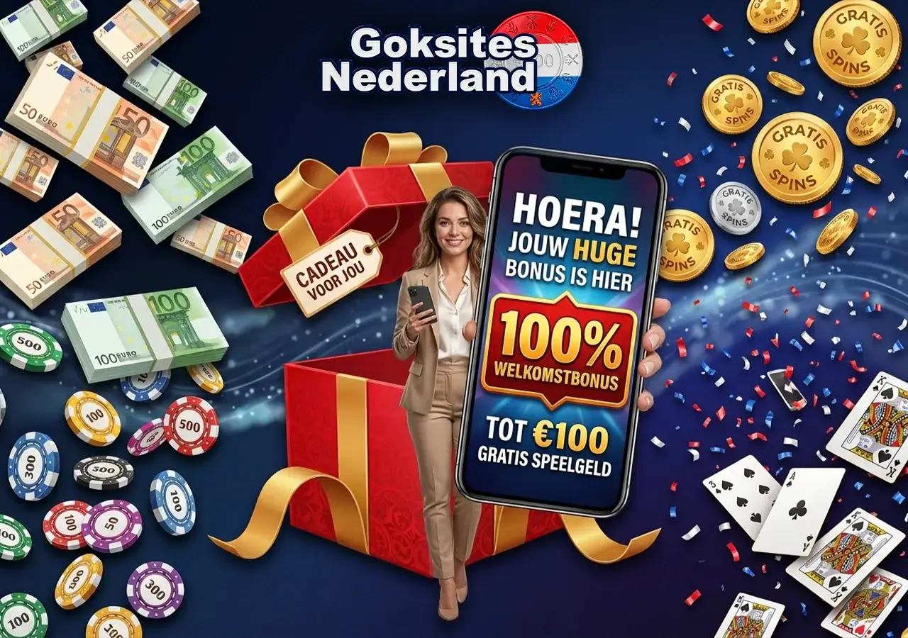 Exclusieve welkomstbonussen en promoties bij Top 10 goksites van Nederland.
